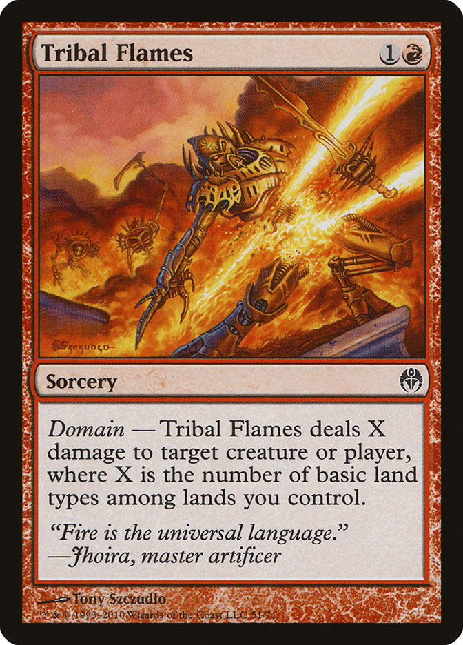 Tribal Flames (51) [Duel Decks: Phyrexia vs. the Coalition] | Odin's Place