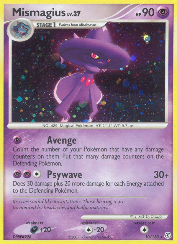 Mismagius (10/130) [Diamond & Pearl: Base Set] | Odin's Place