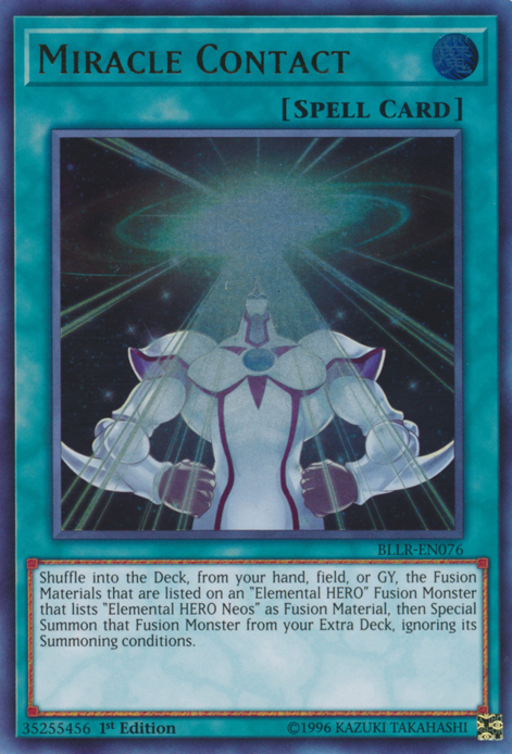 Miracle Contact [BLLR-EN076] Ultra Rare | Odin's Place