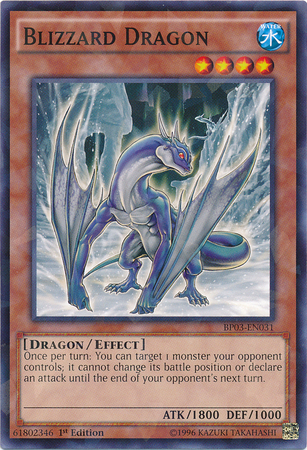 Blizzard Dragon [BP03-EN031] Shatterfoil Rare | Odin's Place