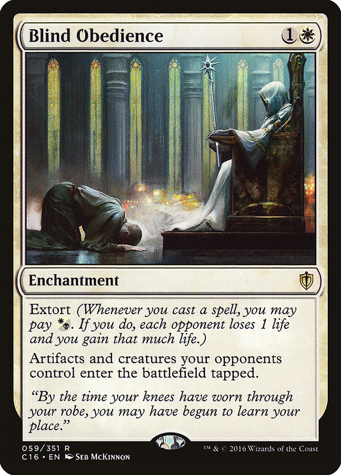 Blind Obedience (59) [Commander 2016] | Odin's Place