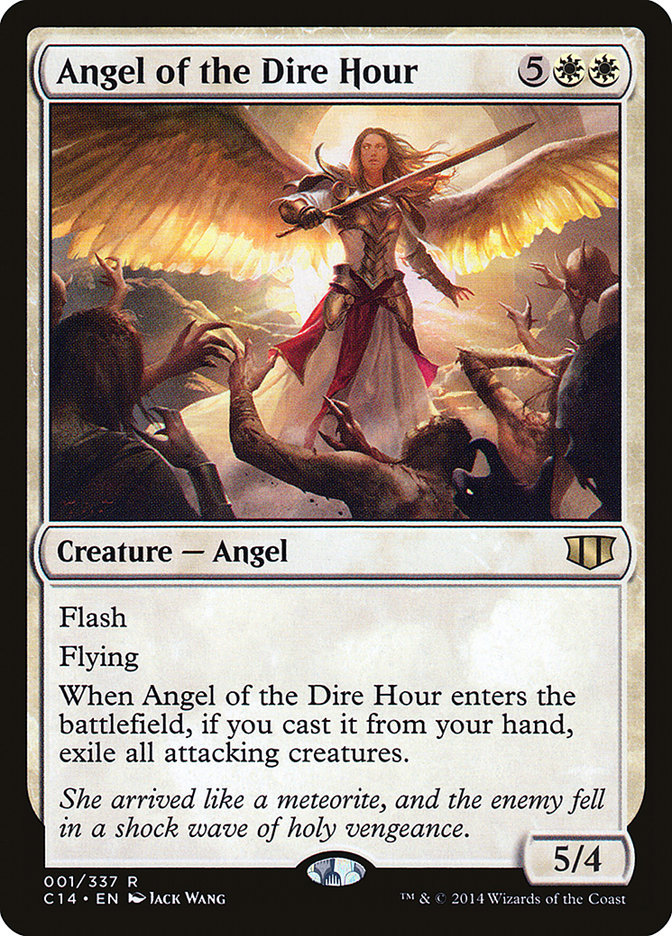 Angel of the Dire Hour (1) [Commander 2014] | Odin's Place