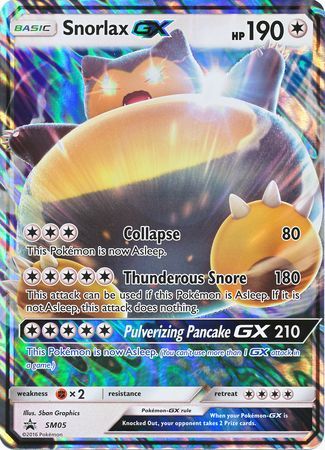 Snorlax GX (SM05) (Jumbo Card) [Sun & Moon: Black Star Promos] | Odin's Place