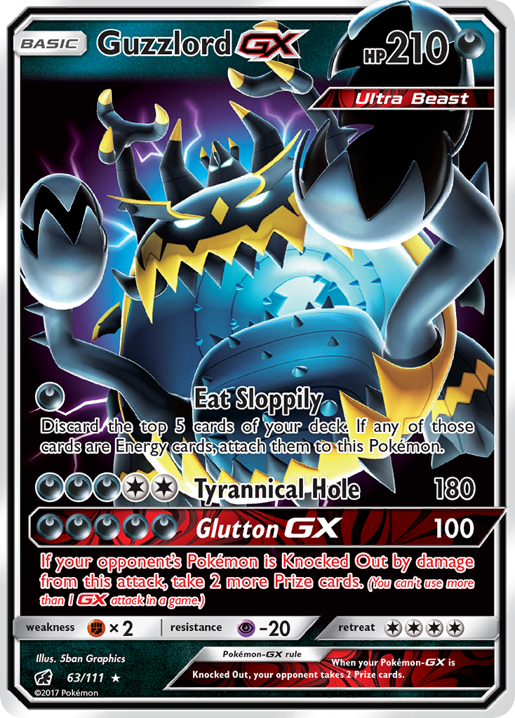 Guzzlord GX (63/111) [Sun & Moon: Crimson Invasion] | Odin's Place