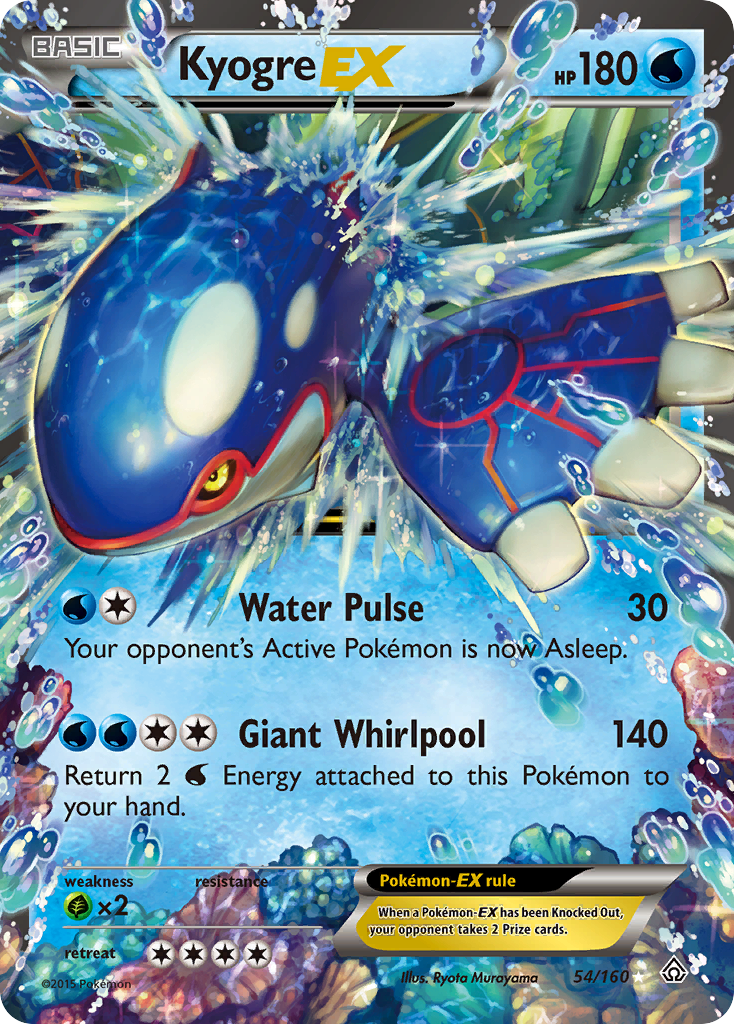 Kyogre EX (54/160) [XY: Primal Clash] | Odin's Place