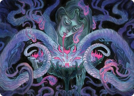 Demonic Bargain Art Card [Innistrad: Crimson Vow Art Series] | Odin's Place