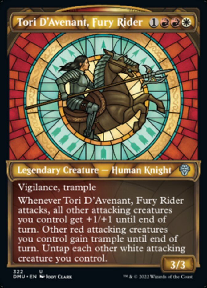 Tori D'Avenant, Fury Rider (Showcase) [Dominaria United] | Odin's Place