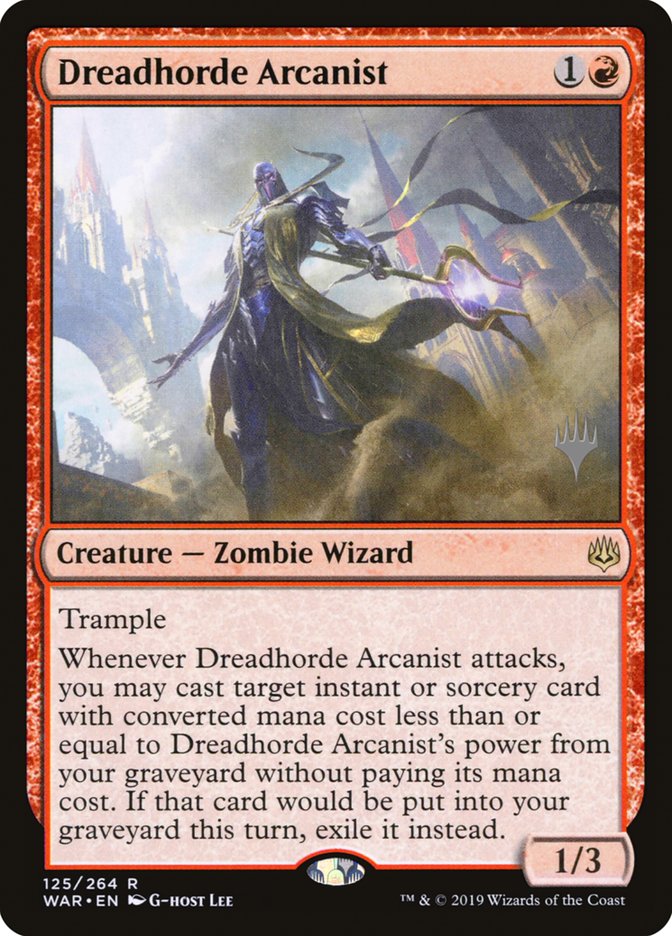 Dreadhorde Arcanist (Promo Pack) [War of the Spark Promos] | Odin's Place