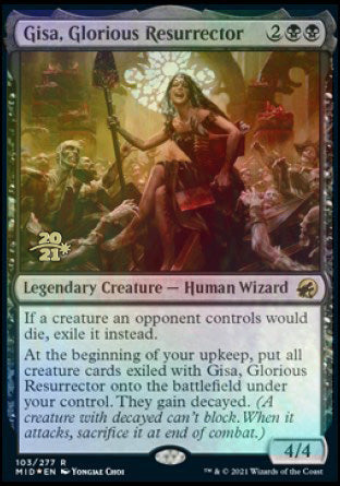 Gisa, Glorious Resurrector [Innistrad: Midnight Hunt Prerelease Promos] | Odin's Place