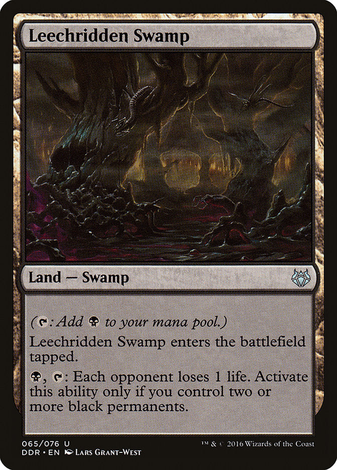 Leechridden Swamp (65) [Duel Decks: Nissa vs. Ob Nixilis] | Odin's Place