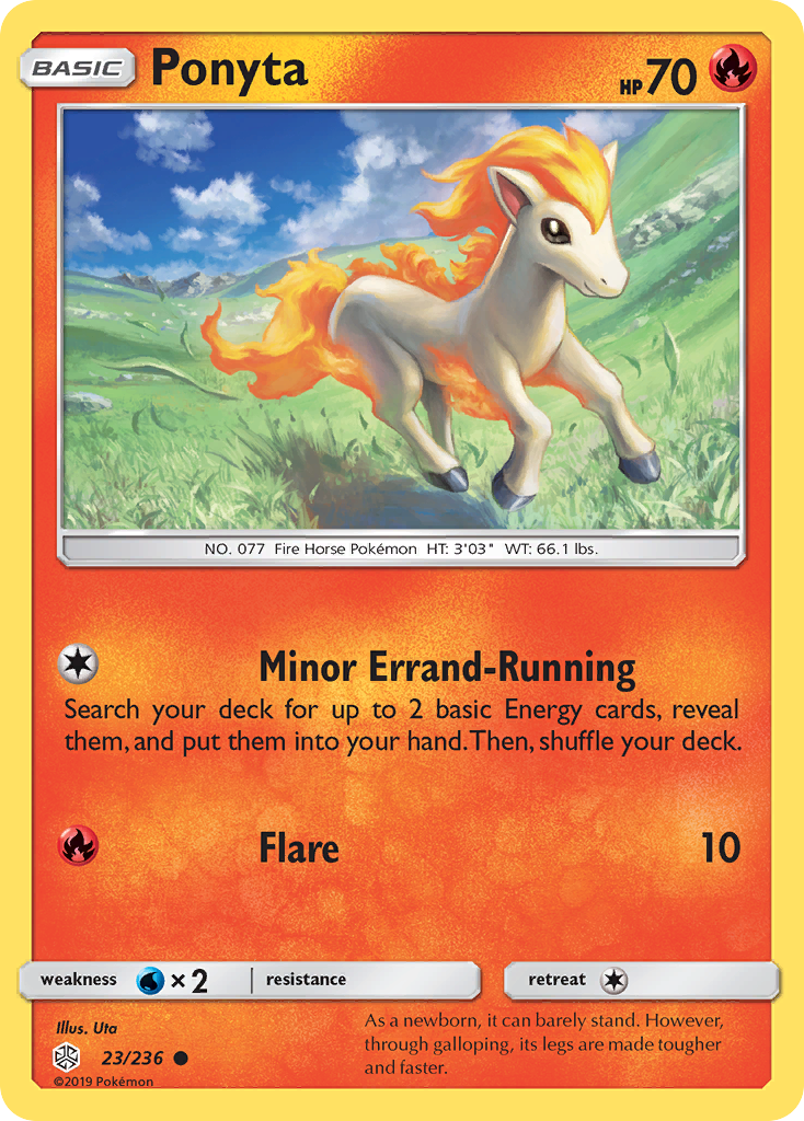 Ponyta (23/236) [Sun & Moon: Cosmic Eclipse] | Odin's Place