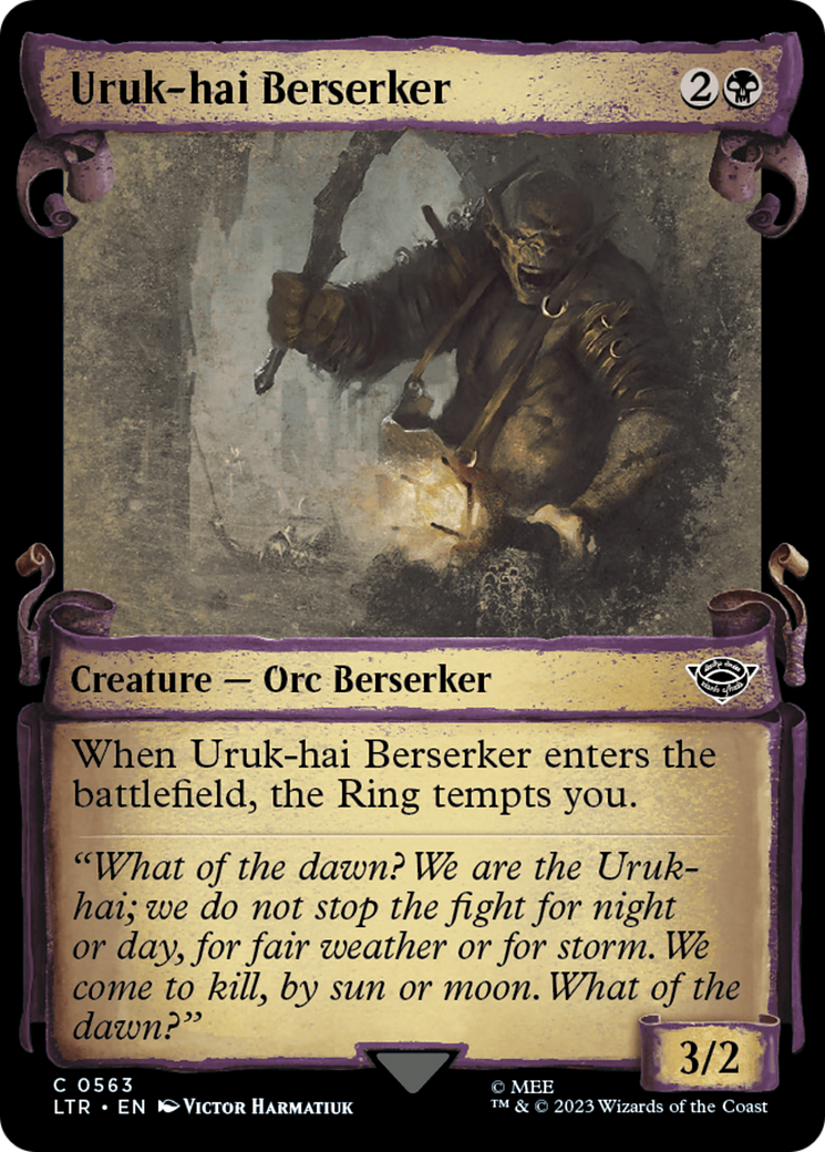 Uruk-hai Berserker [The Lord of the Rings: Tales of Middle-Earth Showcase Scrolls] | Odin's Place
