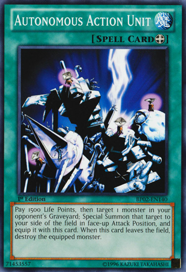 Autonomous Action Unit [BP02-EN140] Common | Odin's Place