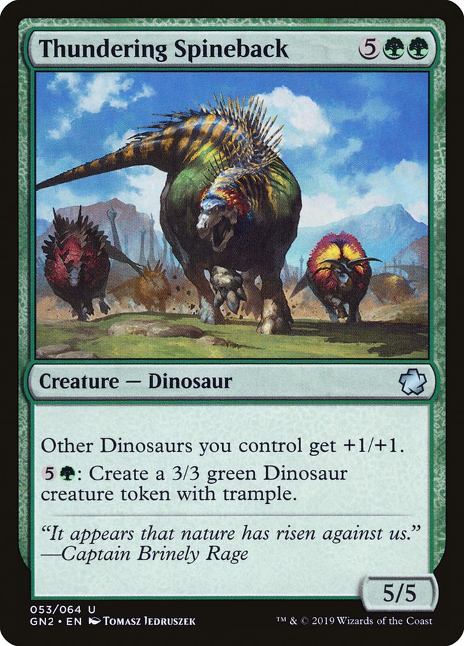 Thundering Spineback [Game Night 2019] | Odin's Place