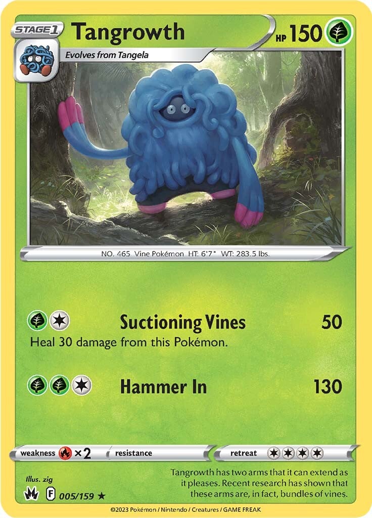 Tangrowth (005/159) [Sword & Shield: Crown Zenith] | Odin's Place