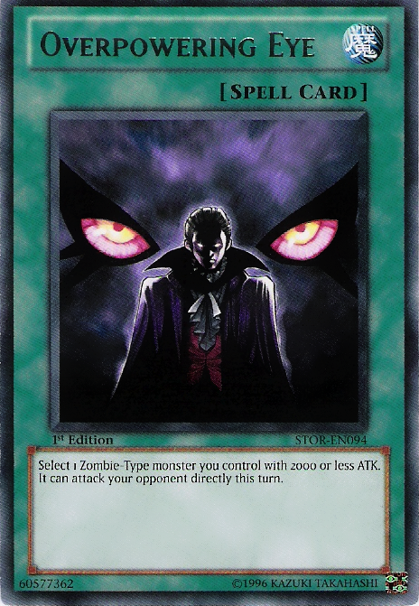 Overpowering Eye [STOR-EN094] Rare | Odin's Place