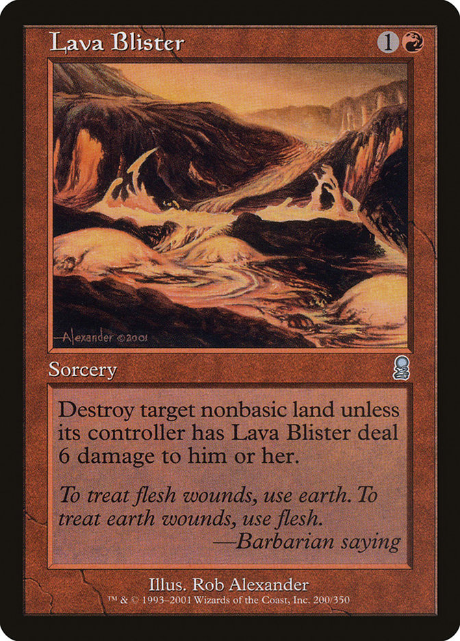 Lava Blister (200) [Odyssey] | Odin's Place