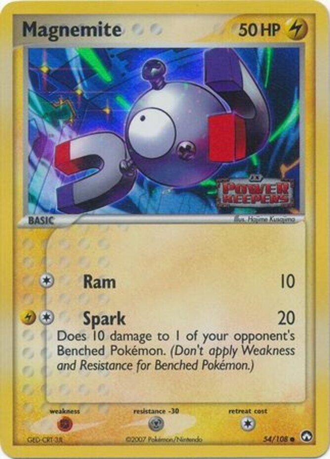 Magnemite (54/108) (Stamped) [EX: Power Keepers] | Odin's Place