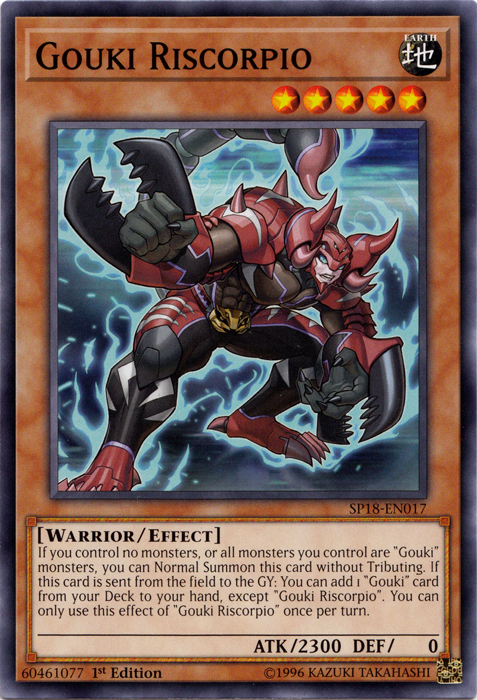 Gouki Riscorpio [SP18-EN017] Common | Odin's Place