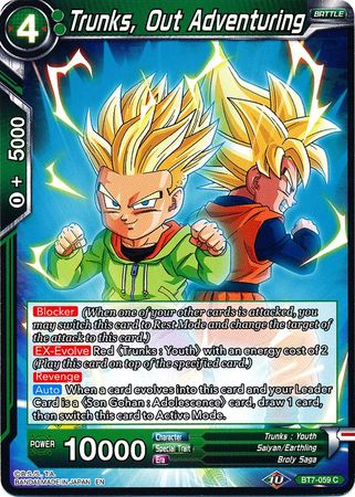Trunks, Out Adventuring (BT7-059) [Assault of the Saiyans] | Odin's Place