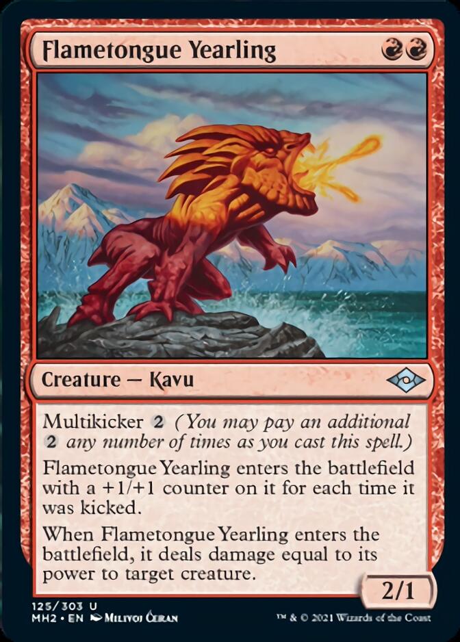 Flametongue Yearling [Modern Horizons 2] | Odin's Place