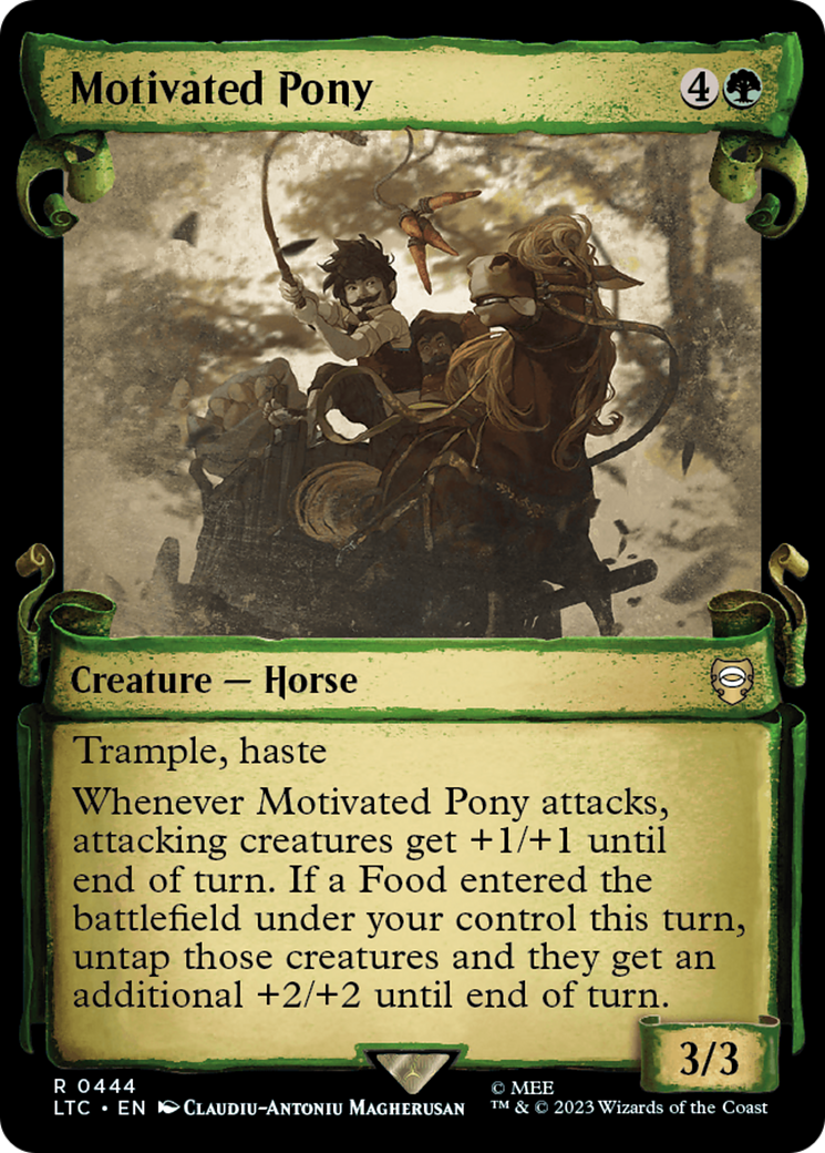 Motivated Pony [The Lord of the Rings: Tales of Middle-Earth Commander Showcase Scrolls] | Odin's Place