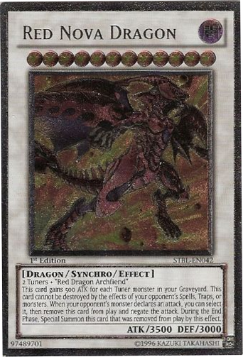 Red Nova Dragon [STBL-EN042] Ultimate Rare | Odin's Place