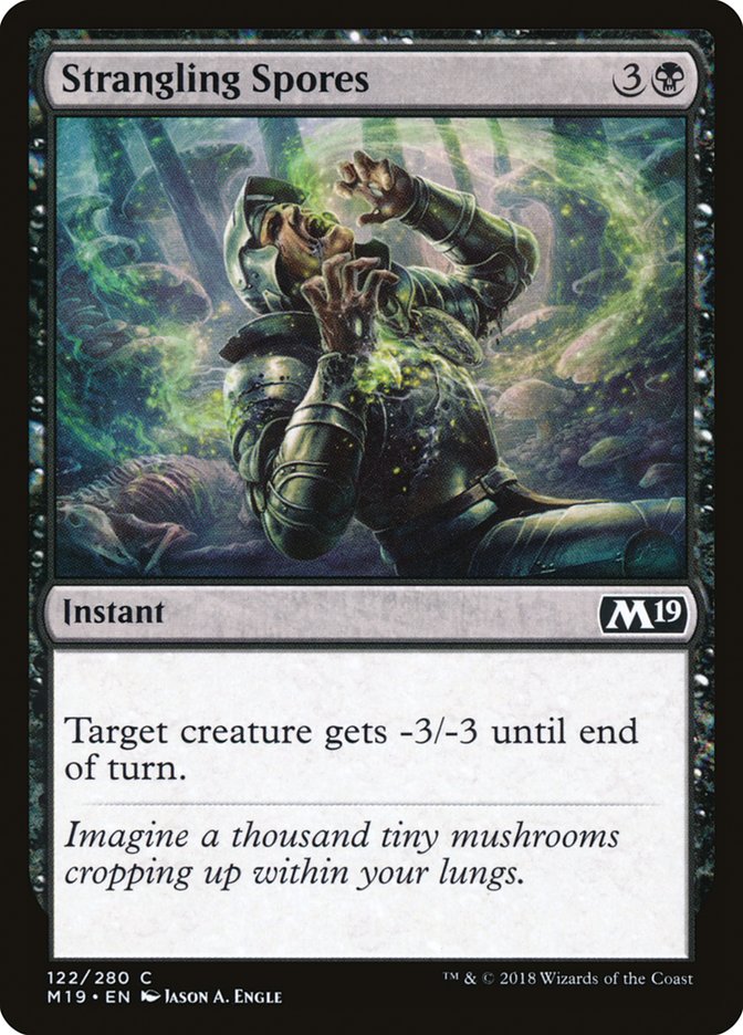 Strangling Spores (122) [Core Set 2019] | Odin's Place