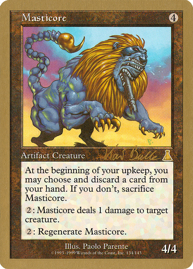 Masticore (Kai Budde) [World Championship Decks 1999] | Odin's Place