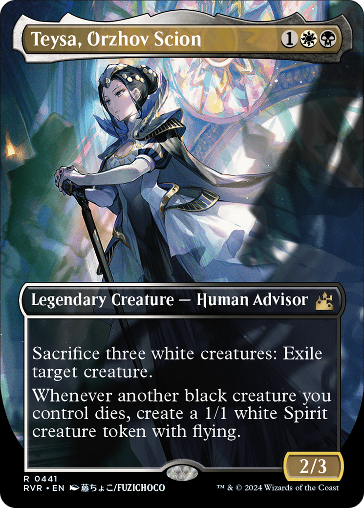 Teysa, Orzhov Scion (Anime Borderless) [Ravnica Remastered] | Odin's Place