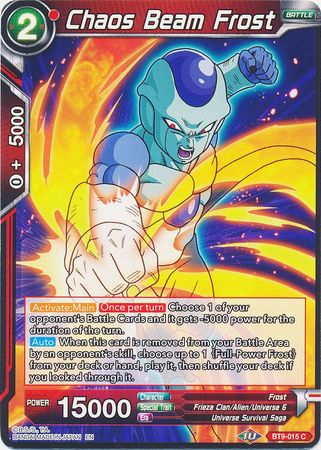 Chaos Beam Frost (BT9-015) [Universal Onslaught] | Odin's Place