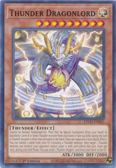 Thunder Dragonlord [ETCO-EN025] Common | Odin's Place