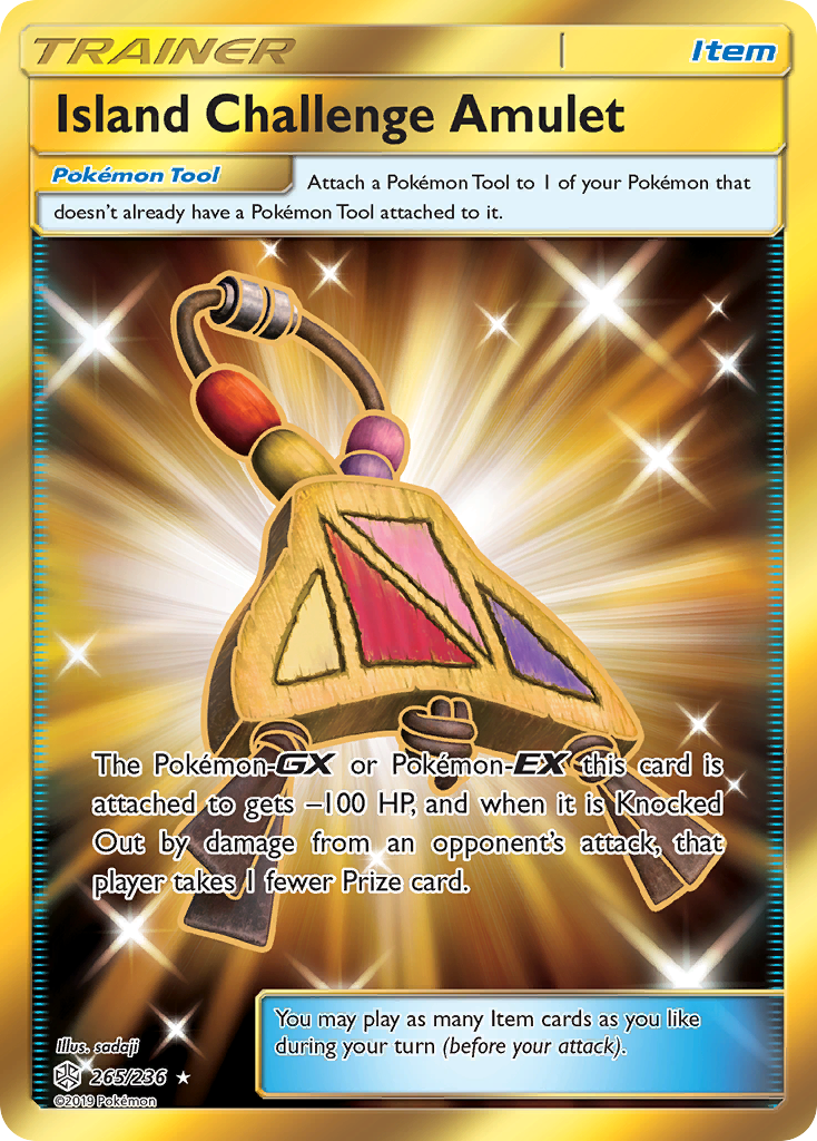Island Challenge Amulet (265/236) [Sun & Moon: Cosmic Eclipse] | Odin's Place