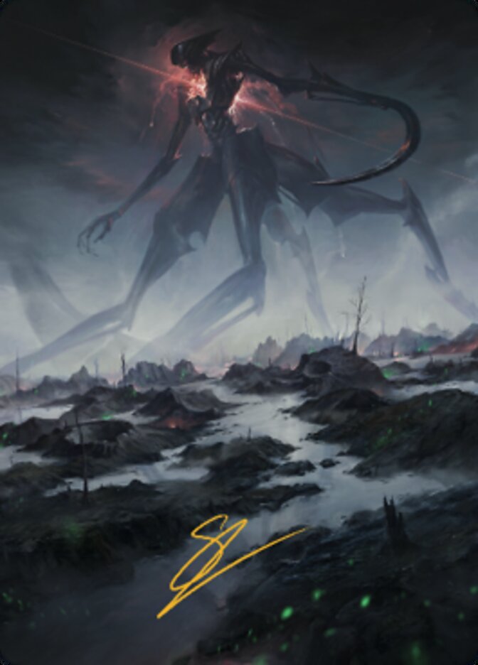 Swamp (1) Art Card (Gold-Stamped Signature) [The Brothers' War Art Series] | Odin's Place