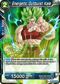 Energetic Outburst Kale (Divine Multiverse Draft Tournament) (DB2-038) [Tournament Promotion Cards] | Odin's Place