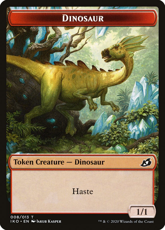 Dinosaur Token [Ikoria: Lair of Behemoths Tokens] | Odin's Place