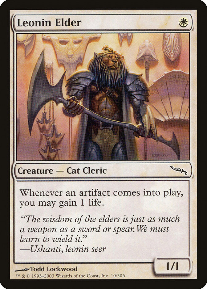 Leonin Elder (10) [Mirrodin] | Odin's Place