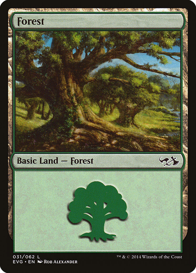 Forest (31) (Elves vs. Goblins) [Duel Decks Anthology] | Odin's Place