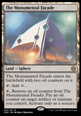 The Monumental Facade (Promo Pack) [Phyrexia: All Will Be One Promos] | Odin's Place