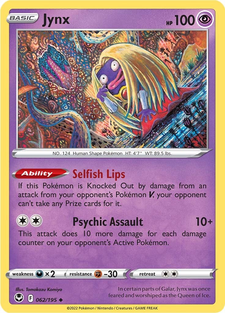 Jynx (062/195) [Sword & Shield: Silver Tempest] | Odin's Place