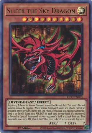 Slifer the Sky Dragon (Ultra Pharaoh's Rare) [KICO-EN063] Ultra Pharaoh's Rare | Odin's Place
