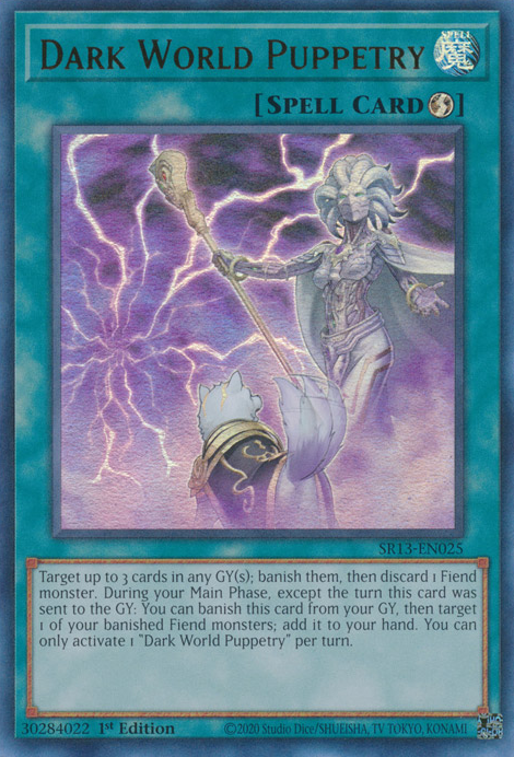 Dark World Puppetry [SR13-EN025] Ultra Rare | Odin's Place
