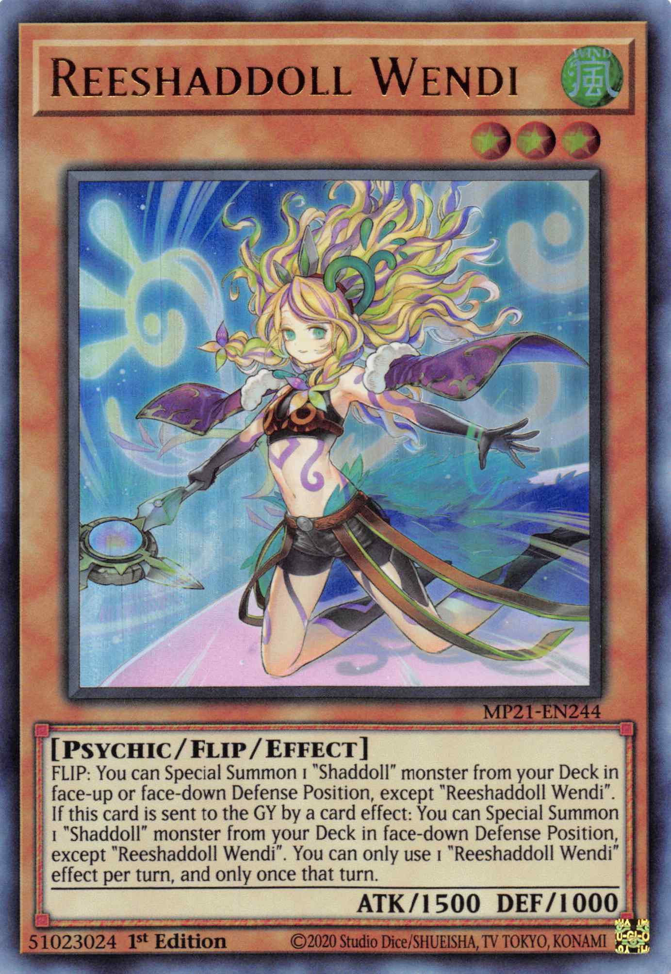 Reeshaddoll Wendi [MP21-EN244] Ultra Rare | Odin's Place