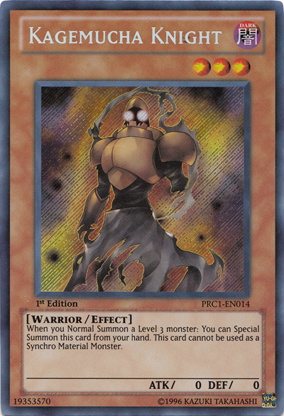 Kagemucha Knight [PRC1-EN014] Secret Rare | Odin's Place