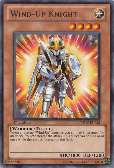 Wind-Up Knight [PHSW-EN023] Rare | Odin's Place