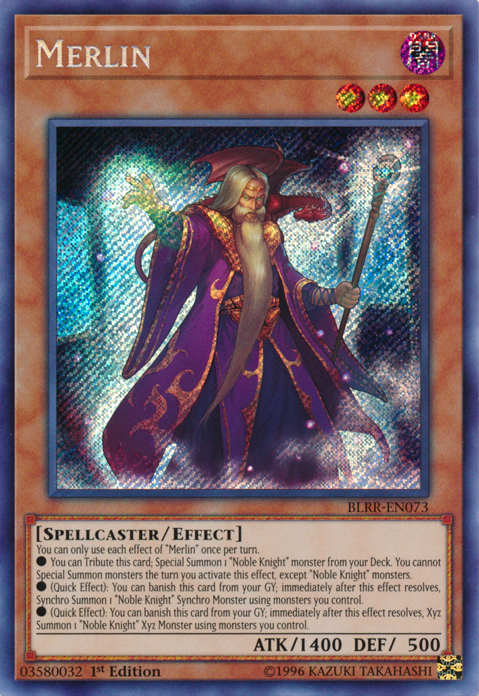 Merlin [BLRR-EN073] Secret Rare | Odin's Place