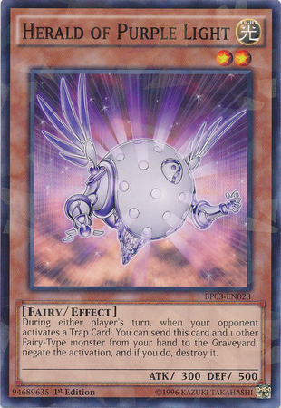 Herald of Purple Light [BP03-EN023] Shatterfoil Rare | Odin's Place
