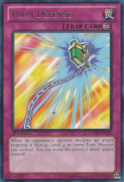 Toon Defense [LCYW-EN118] Rare | Odin's Place