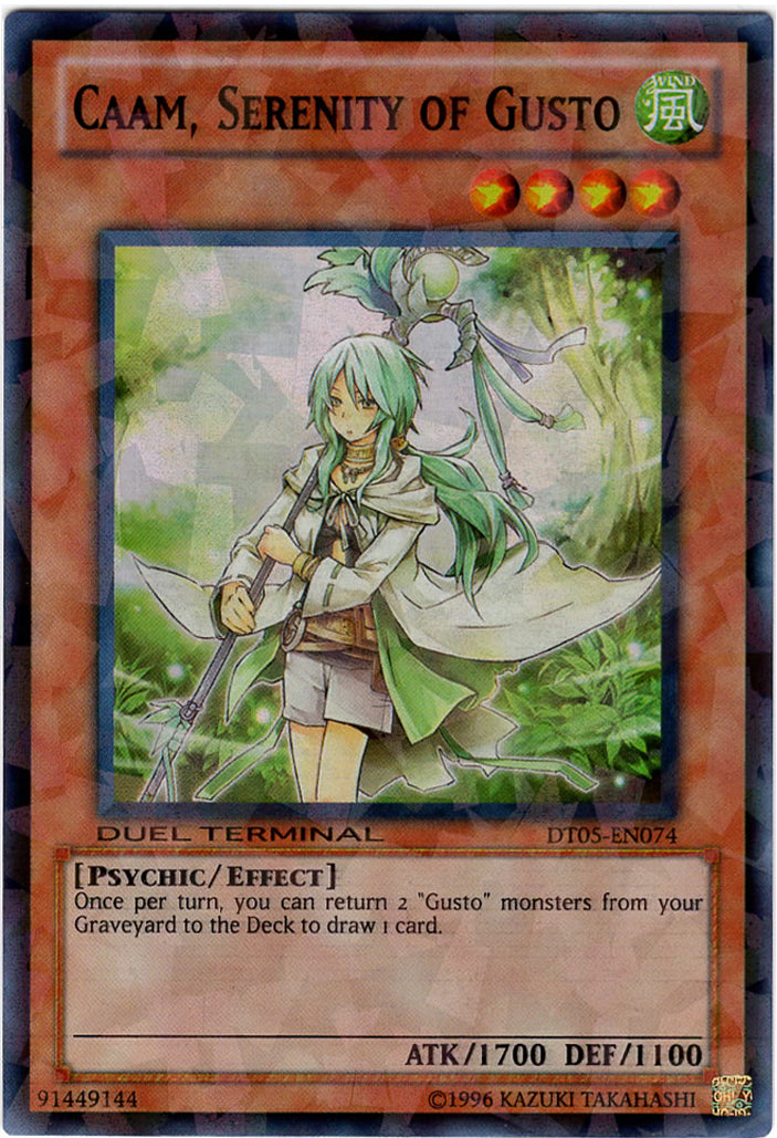 Caam, Serenity of Gusto [DT05-EN074] Super Rare | Odin's Place