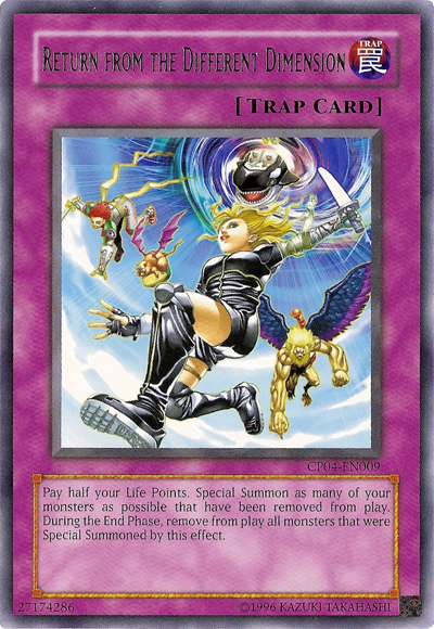 Return from the Different Dimension [CP04-EN009] Rare | Odin's Place